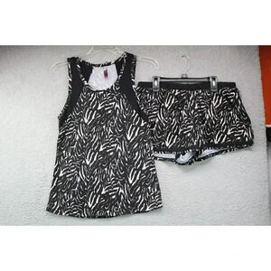 Vince Camuto Women's Pajama Set-Tank and Shorts-Large,Jrs.